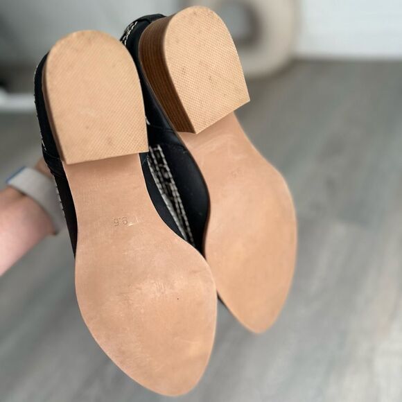 Jeffrey Campbell Womens Taggart Black Leather Cut Out Booties Shoes - Picture 5 of 7